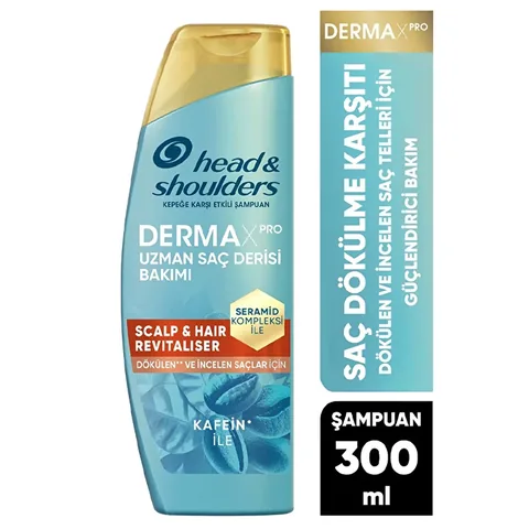 Head &amp; Shoulders Dermaxpro Scalp &amp; Hair Revitaliser Anti-dandruff Shampoo With Caffeine &amp; Ceramide 300 ml