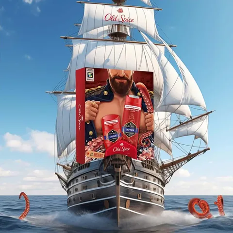 Набор подарочный Old Spice Капитан: Дезодорант-стик и гель для душа 3 в 1