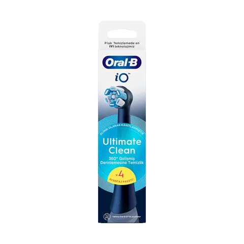 Насадки для зубной щетки Oral-B Io Ultimate Clean черные 4 шт.