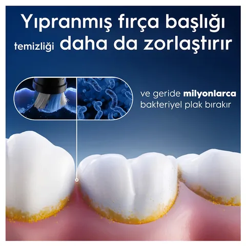 Oral-B iO Ultimate Clean schwarze Zahnbürstenköpfe - 4er Pack