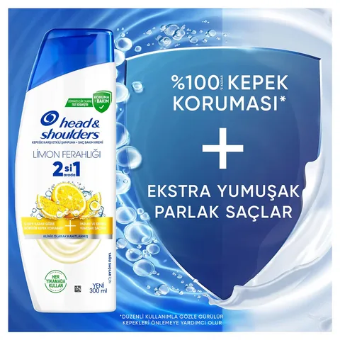 Head &amp; Shoulders Shampoo Lemon 2 in1 300 ml