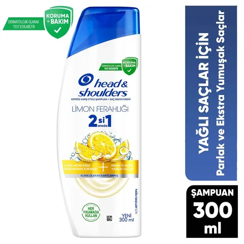 Head &amp; Shoulders Shampoo Lemon 2 in1 300 ml