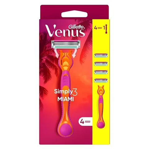 Бритва Gillette Simply Venus 3 Miami + 4 лезвия