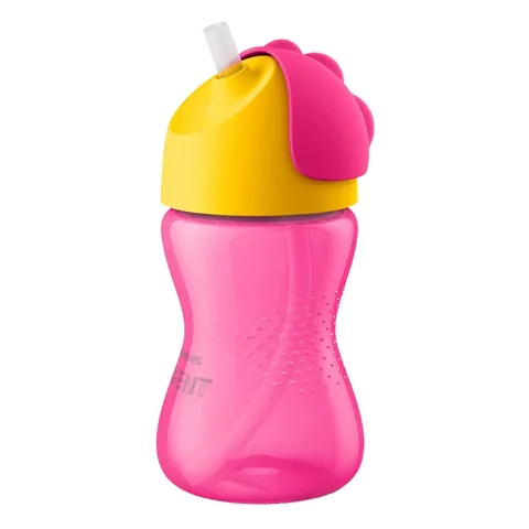 Philips Avent Glass With Straw 12+ Months 300 ml - Pink