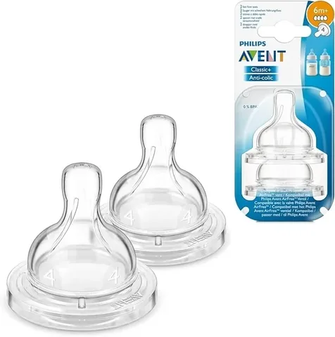 Соска Philips Avent против колик интенсивный поток 6+ месяцев упаковка 2 шт.