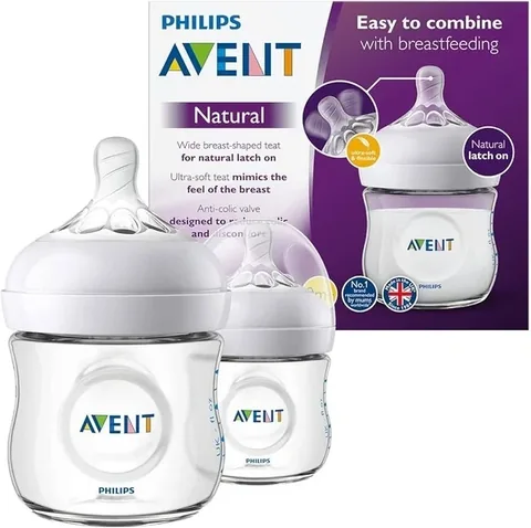 Бутылочка для кормления Philips Avent Natural 0+ месяцев 2 шт.