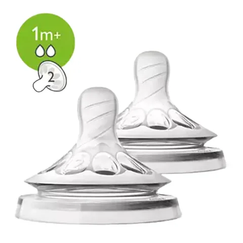 Philips Avent Natural Babyflasche Sauger 1+ Monate 2er Pack