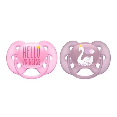 Philips Avent Ultra Soft Schnuller 6-18 Monate - Pink