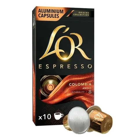 L'OR Colombia Kaffeekapseln - Kakao & Fruchtig, 10er Pack