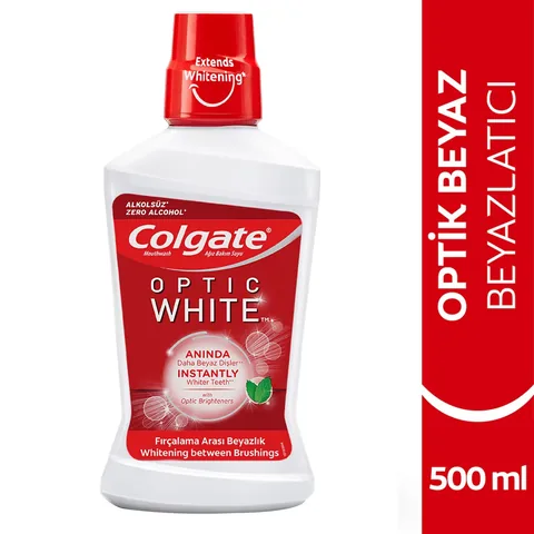 Colgate Alcohol-free Optical White Mouth Care Water 500 ml
