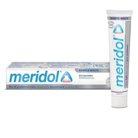Meridol معجون أسنان ميريدول للعناية باللثة وتبييض الأسنان 75 مل