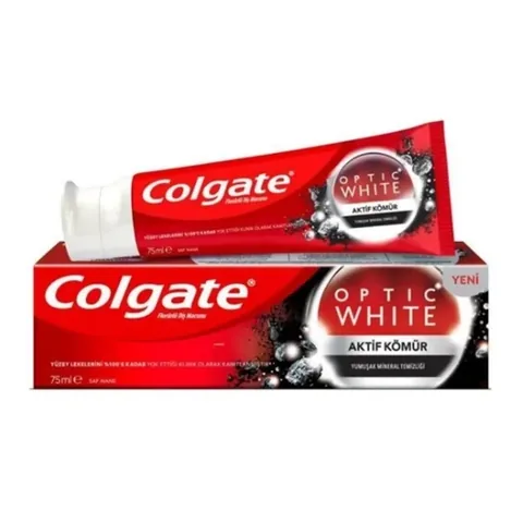 Зубная паста Colgate Optic White для отбеливания с активированным углем 50 мл