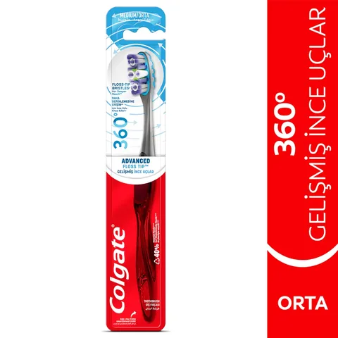 Colgate 360 advanced 4-pack Protection Medium Toothbrush