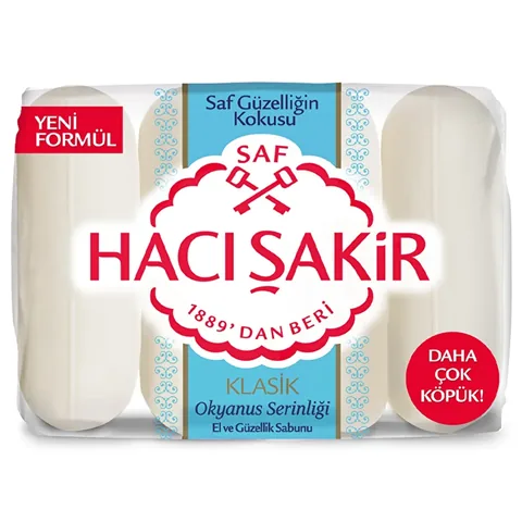 Мыло Hacı Şakir Классическое Свежесть Океана 4 x 70 г