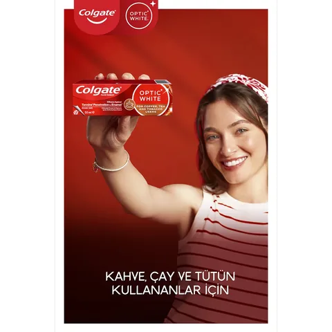 Colgate Optic White Toothpaste for Coffee, Tea &amp; Tobacco 50ml