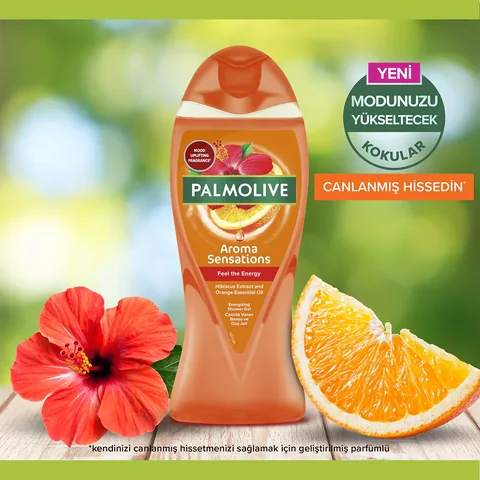 Palmolive جل الاستحمام بالموليف أروما سينسيشنز فيل ذا إنرجي، 500 مل