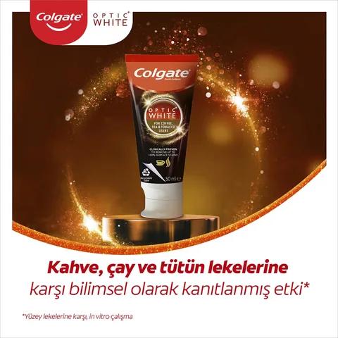 Colgate مجموعة تبييض الأسنان كولجيت أوبتيك وايت شاينينج وايت 50 مل + مجموعة معجون أسنان 50 مل