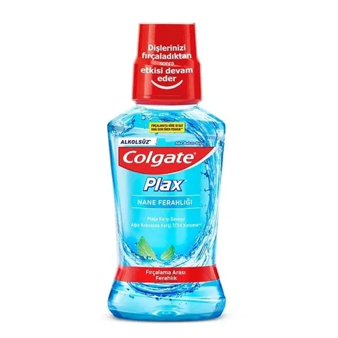 Colgate غسول الفم كولجيت بلاكس بنكهة النعناع المنعش خالي من الكحول 250 مل