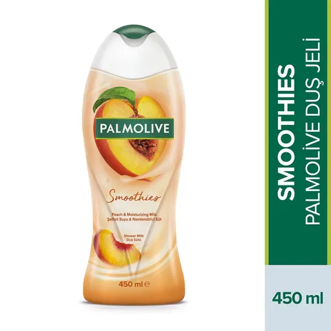Palmolive جل الاستحمام بالموليف سموذيز برائحة الخوخ ٤٥٠ مل ترطيب طبيعي
