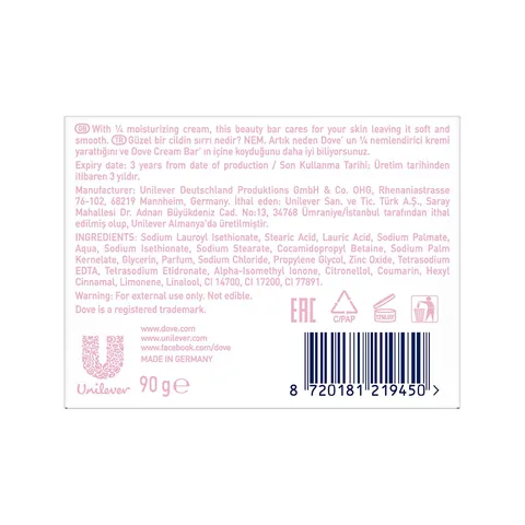 Dove Pink Beauty Cream Bar Sabun 90 g