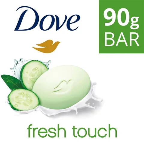 Dove صابونة كريم دوف فريش تاتش 90 غرام