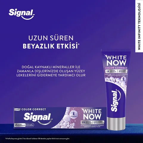 Signal White Now Farbkorrektur Zahncreme 75ml
