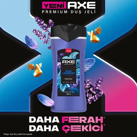 Axe Premium Collection Shower Gel 3 in 1 Blue Lavender 300 ml