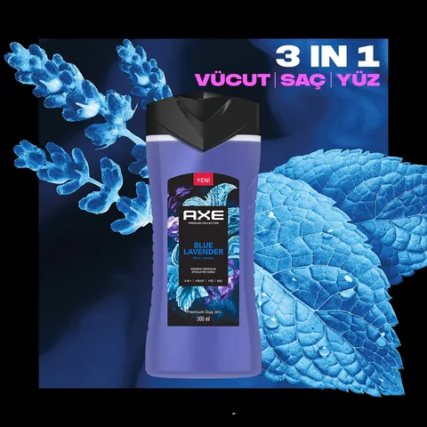Axe Premium Collection Shower Gel 3 in 1 Blue Lavender 300 ml