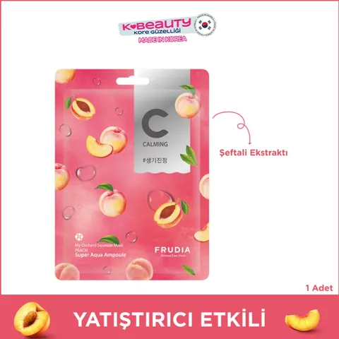 Frudia Pfirsichgarten Maske - Feuchtigkeitsspendend & Nährend 1 Stück