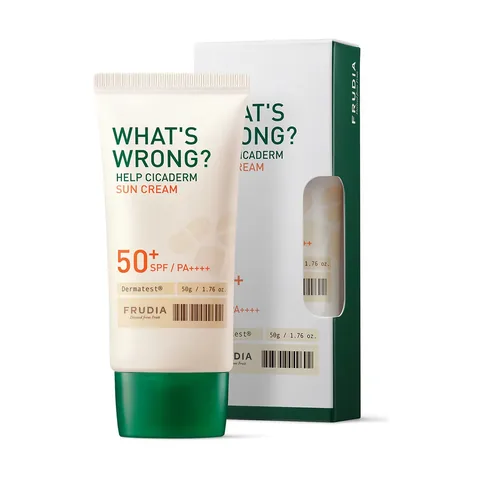 Фрудия Крем для солнца What's Wrong Cicaderm SPF50 50 г