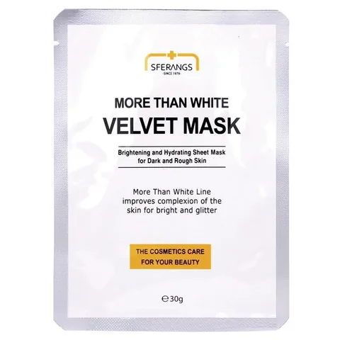 Sferangs Weiße Samtmaske 30g - Hydratisierende & Aufhellende Formel