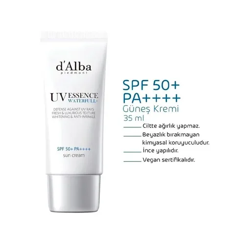 كريم واقي الشمس دالبا ووترفل يو في إسنس SPF50+ PA++++ 35 مل Dalba
