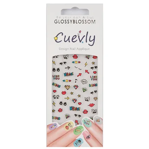 Наклейки для ногтей Glossy Blossom Cuevly-966760