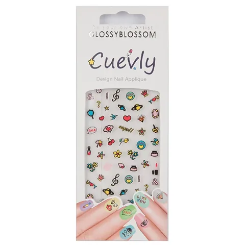 Наклейки для ногтей Glossy Blossom Cuevly-96678