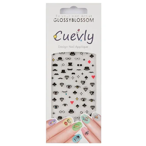 Наклейки для ногтей Glossy Blossom Cuevly-96679