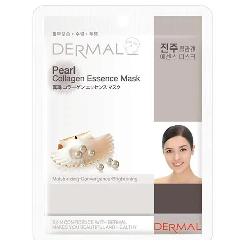 Dermal Brightening Moisturizing Pearl Essence Collagen Night Mask 23 gr