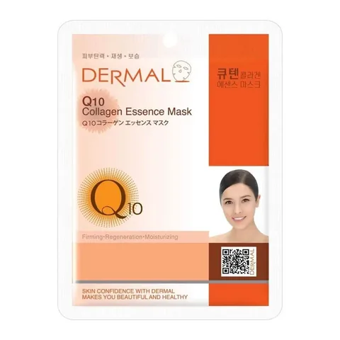 Dermal Collagen Paper Mask with Coenzyme Q10 &amp; Vitamin E