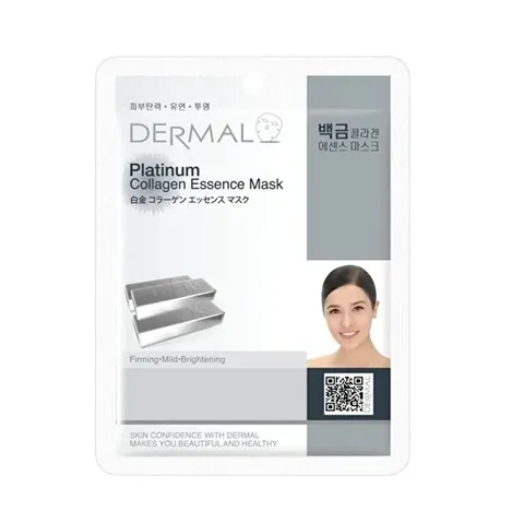 Маска для лица с коллагеном, платиной и витамином E - 23 г от Dermal