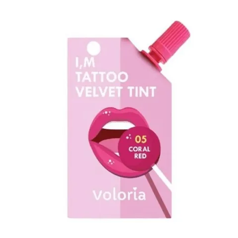 Velvet Tattoo Tint Korallenrot von VOLORIA