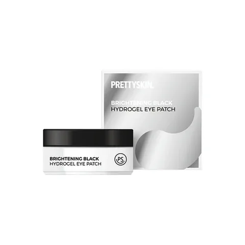 Патчи для глаз Prettyskin с эффектом осветления черные гидрогелевые 60 шт