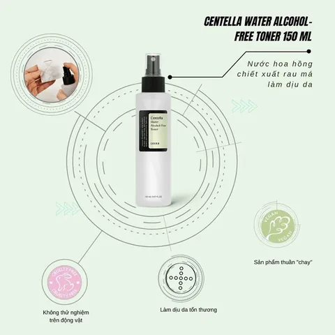 CORSRX Alcohol-Free Centella Water Toner - 150 ml