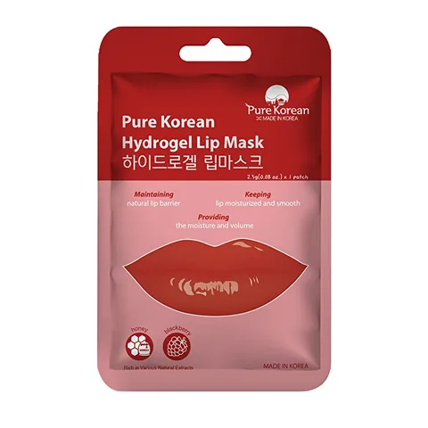 Гидрогелевая маска для губ корейская Pure