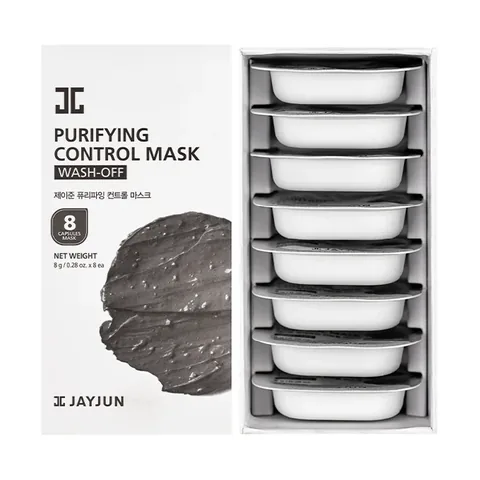 Volcanic Charcoal Mask for Deep Skin Cleansing from Jeju - 8 Pieces