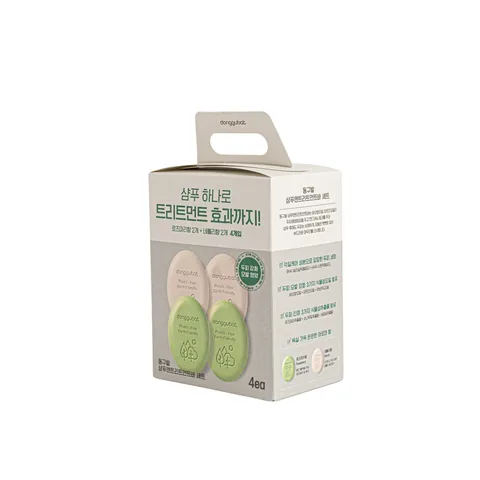Dongobat Healing Shampoo and Conditioner - 4 Soaps