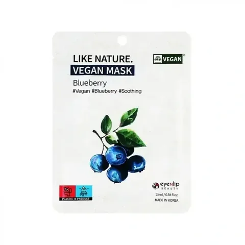 Маска на растительной основе Like Nature 25мл Черника от Inlib