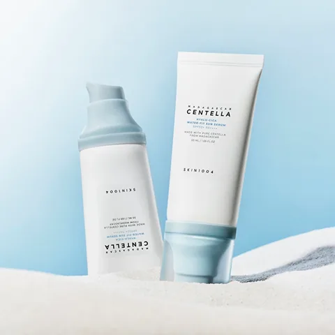Skin 1004 سيروم واقي الشمس بعشبة السينتيلا هيالو سيكا ووتر فيت SPF50+ من سكين 1004 50 مل
