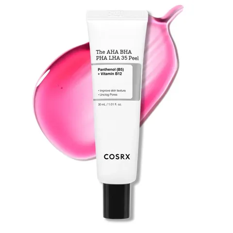 COSRX مقشر احماض الفواكه لطيف ينشط البشرة الباهتة وينظف المسام المسدودة من كوسركس