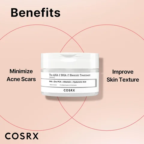 Acne Treatment Serum and Marks by Kosarx, 30 Cotton Pads