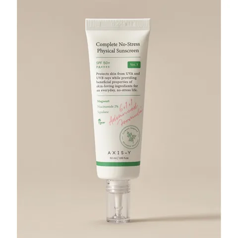 Axis-Y SPF50 Sonnencreme mit Niacinamid &amp; Squalan 50ml