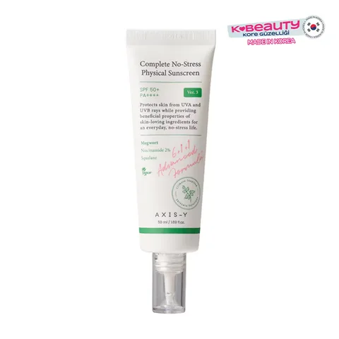 Axis-Y SPF50 Sonnencreme mit Niacinamid &amp; Squalan 50ml